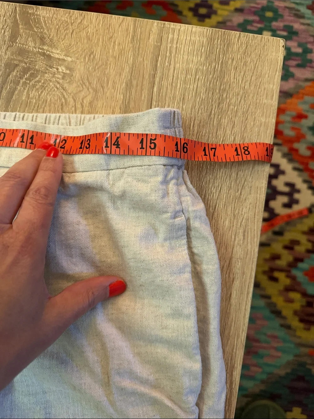 Banana Republic Wide-Leg Linen Blend Pants in Natural Size M